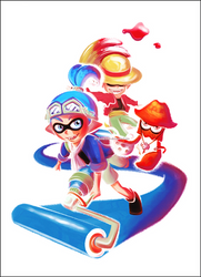 [One Piece][Splatoon] ASL Splatfest! (crossover)