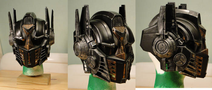Steampunk Optimus Prime Voice Changer Helmet