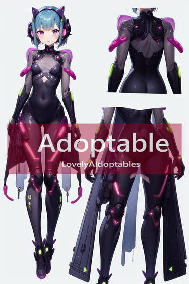 $5 Adoptable - Futuristic Girl ( OPEN )