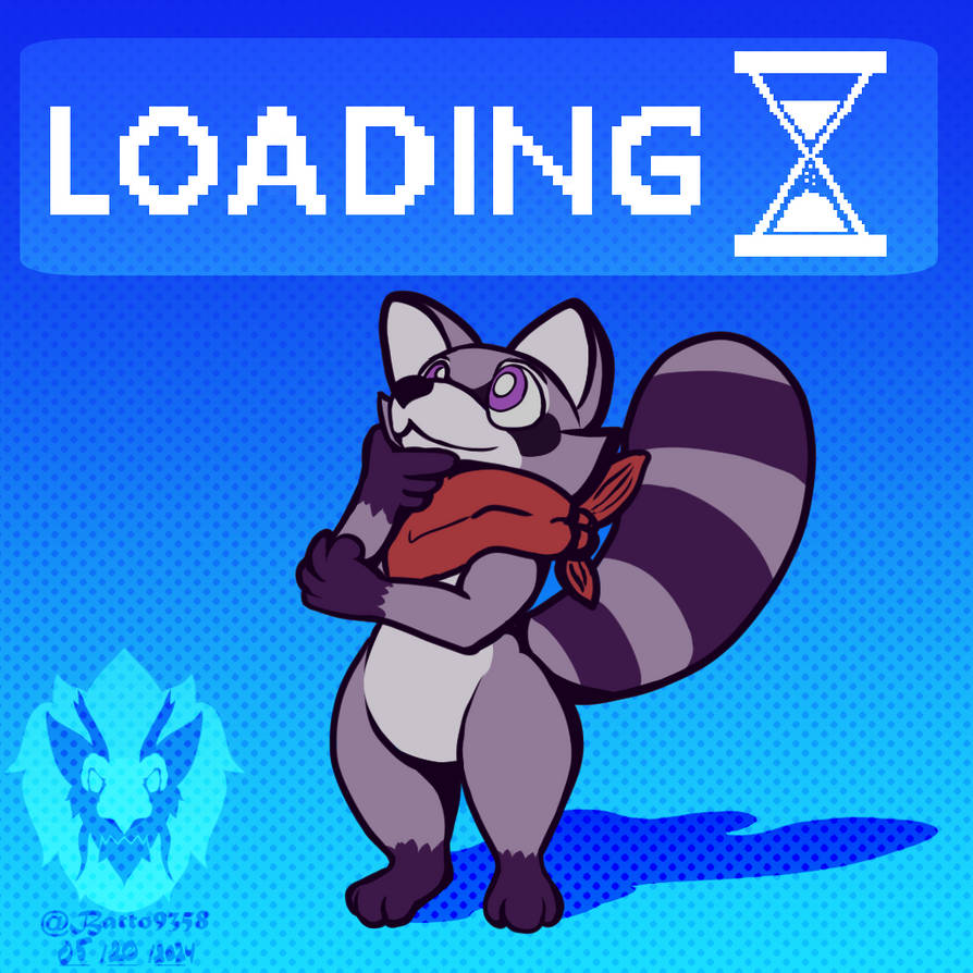 Minecraft Custom Loading Screen Raccoon Rambley The Raccoon Loading Screen by Batto358 on DeviantArt