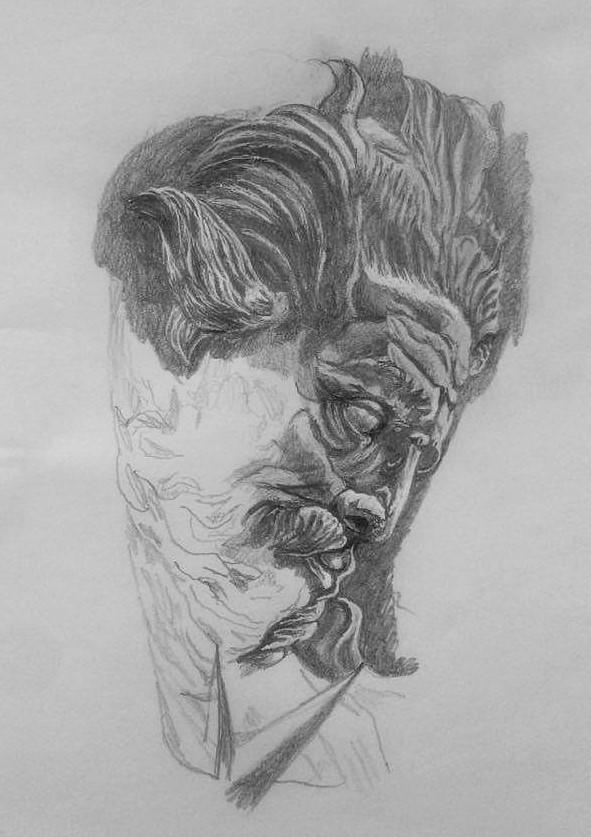 Poseidon (for my son) - tattoo sketch in progress by JarmilaH on DeviantArt