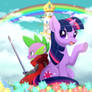 Knight Spike and Twilight from Skeb