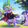 Prince Spike and Twilight by Ktyon3