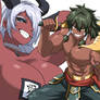 Two Halves, One Master by o5y_c_ on Skeb