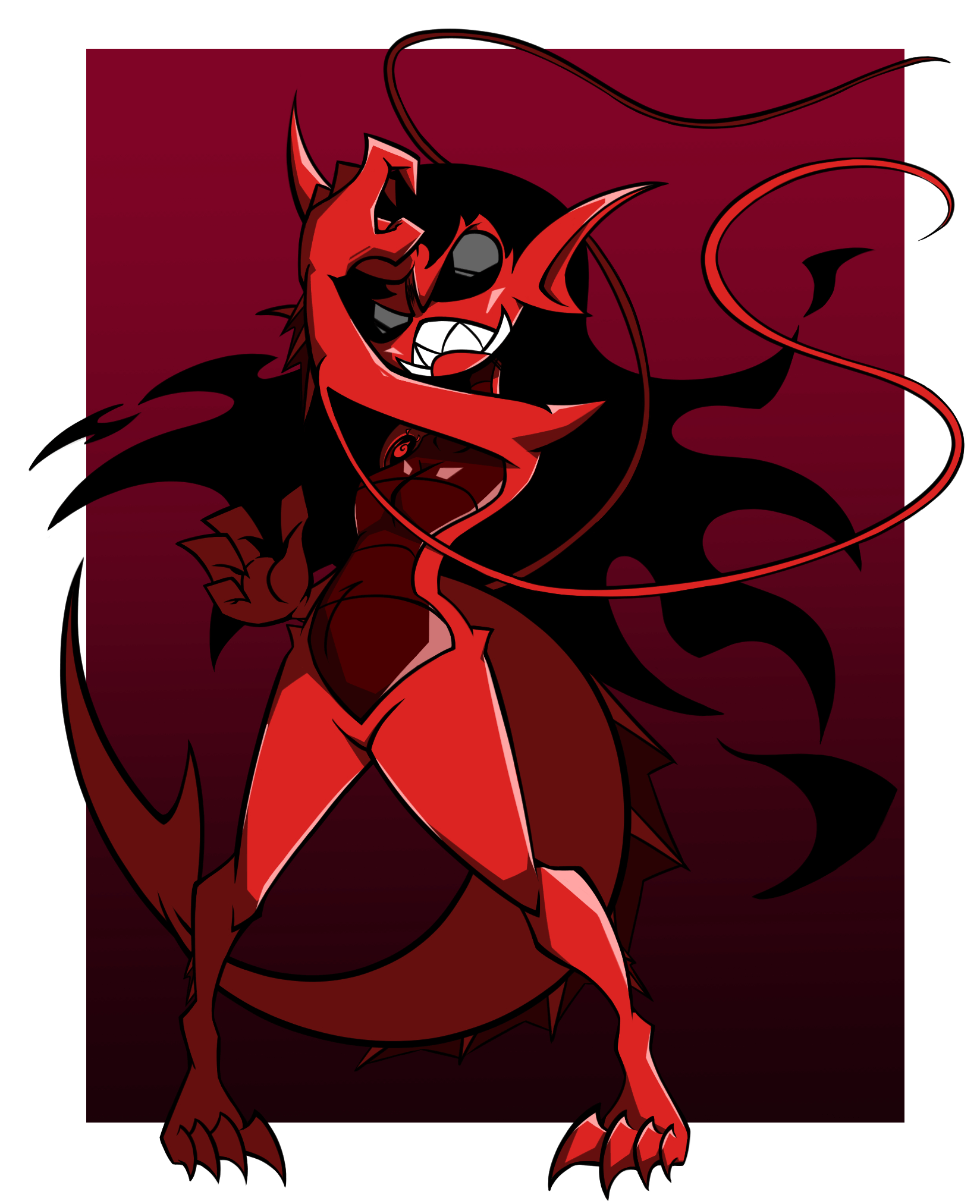 Fish Demon Character Demon Fish by metaEAT on DeviantArt