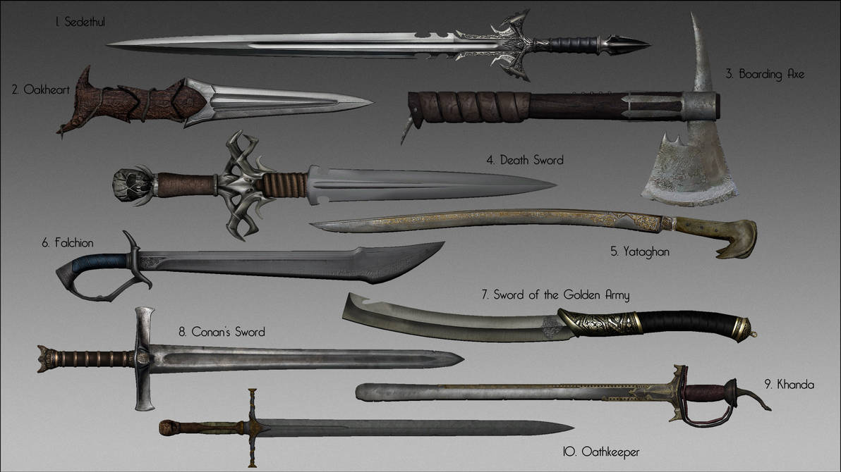 Skyrim Ghosu's Weapon Pack Mod by LeckerHamster on DeviantArt
