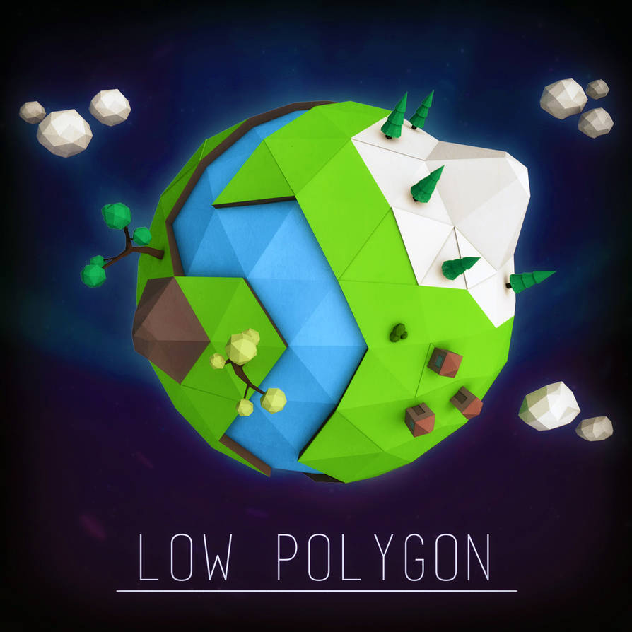 Low Poly Planet