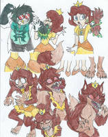 Princess Daisy Werewolf Tf