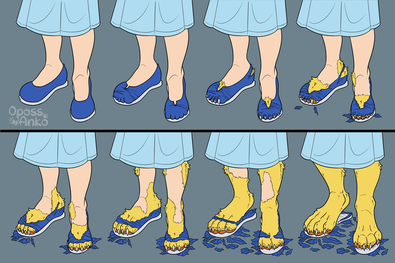 Maria Robotnik Werewolf Paws Tf (Frames) by TF-Match-Maker on DeviantArt