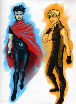 Wiccan Hulkling sketch