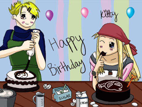 RIZA AND WINRY BIRTHDAY