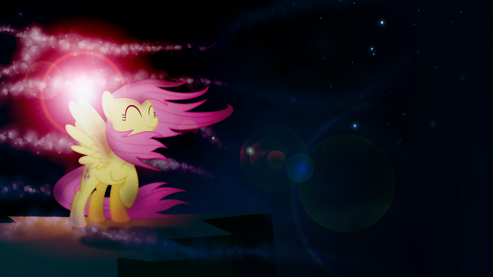 Colors in the wind - Fluttershy Wallpaper