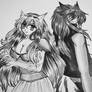 Kagome( my OC) x Sephiroth, fire and ice ^^