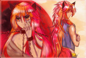 My OC: Saphiroth/Artwork: from chains to crown^^