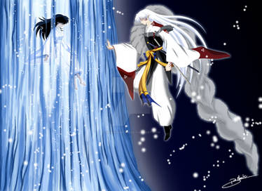 (Yashahime) Rin and Sesshomaru