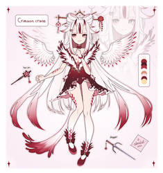 [CLOSED] Crimson Crane .adoptable.