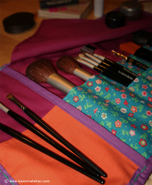 Rollup Makeup brush-case 2