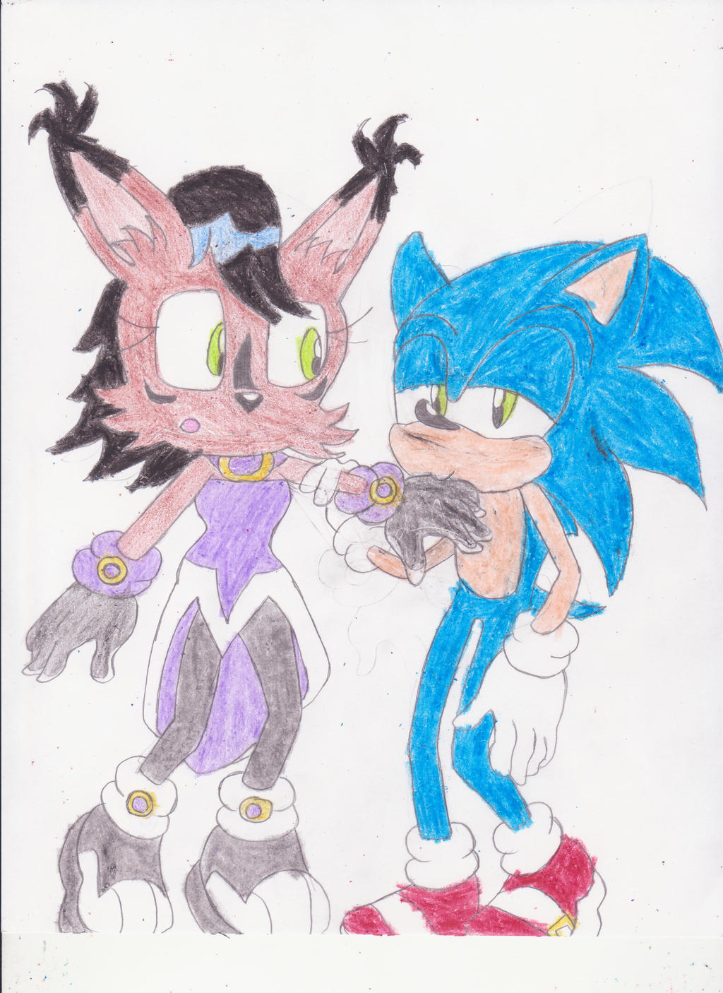 Sonic x Nicole : Kissing Your Hand