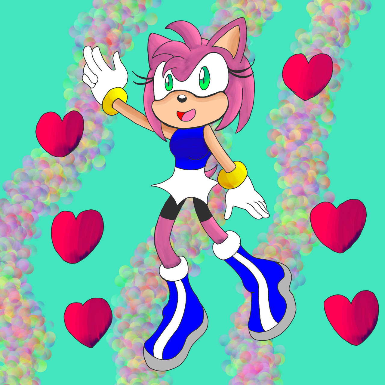 Amy Deviantart Amy Rose by BlueSpeedsFan92 on DeviantArt