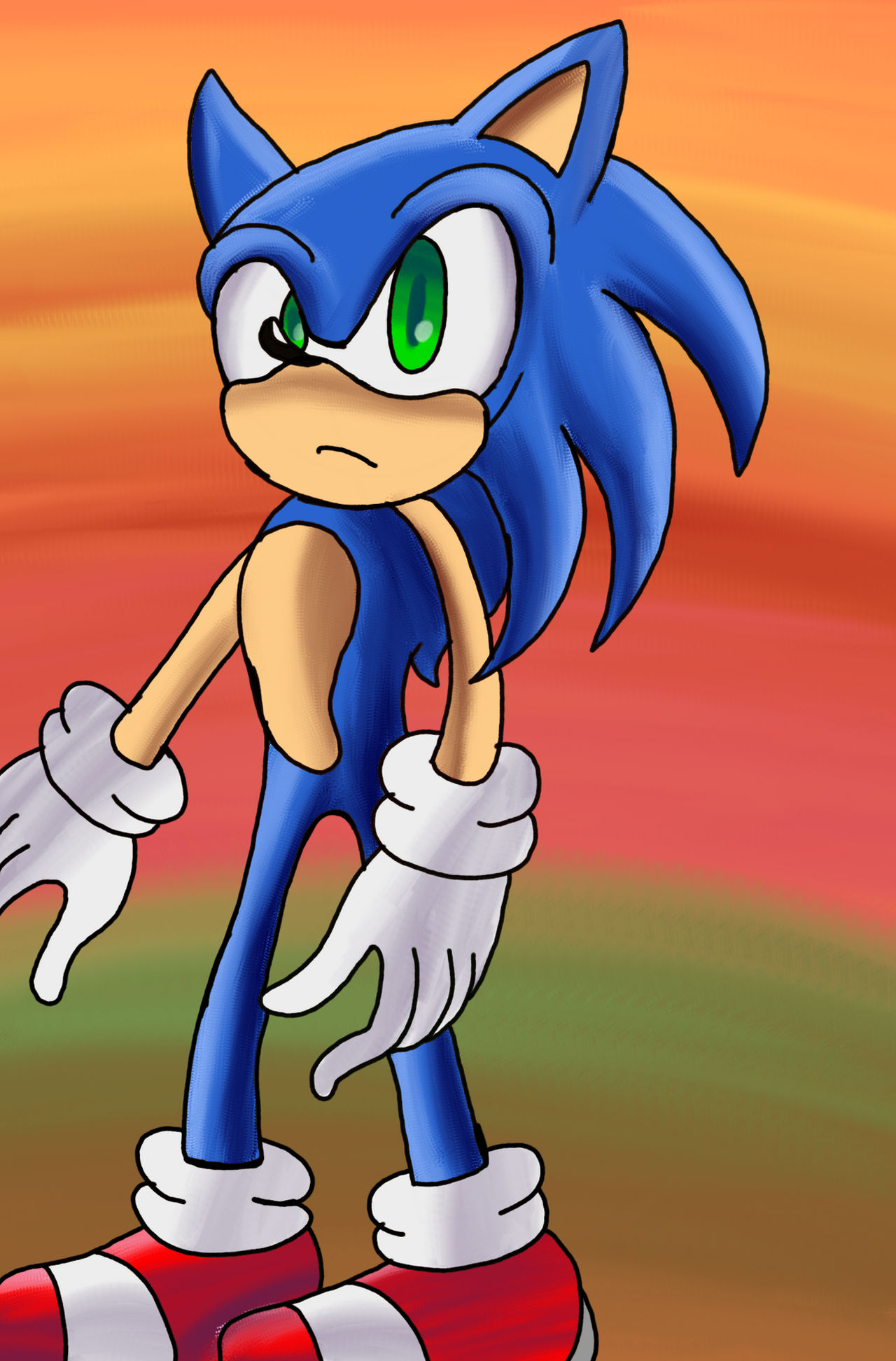 Sonic R Deviantart Sonic by BlueSpeedsFan92 on DeviantArt