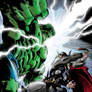 Hulk Vc Thor - Marvel - Coloring