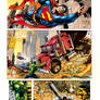 Coloring - Superman Vs Hulk - Sequential art. V1.1