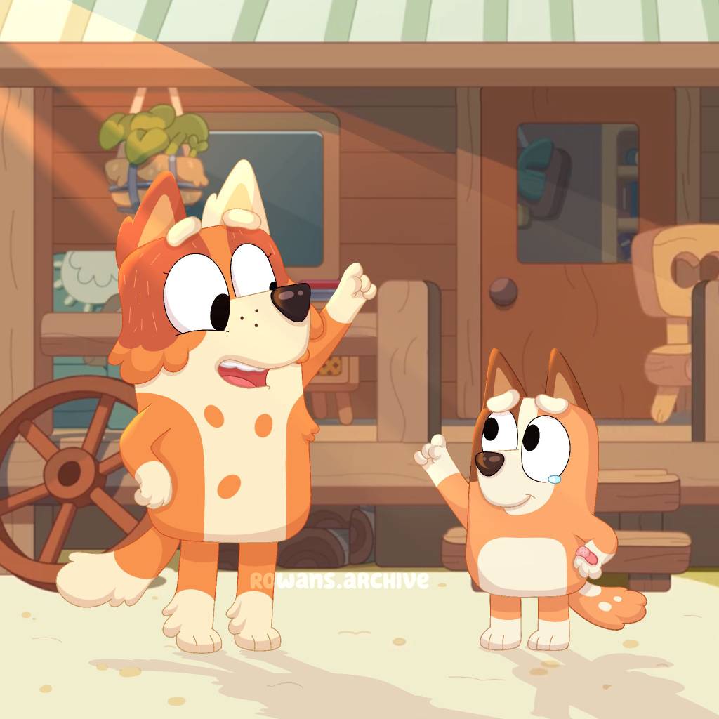 bluey chilli heeler love mom by Peter192 on DeviantArt