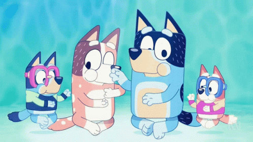 Bluey High Tea bluey and family Underwater tea drinking by Peter192 on DeviantArt