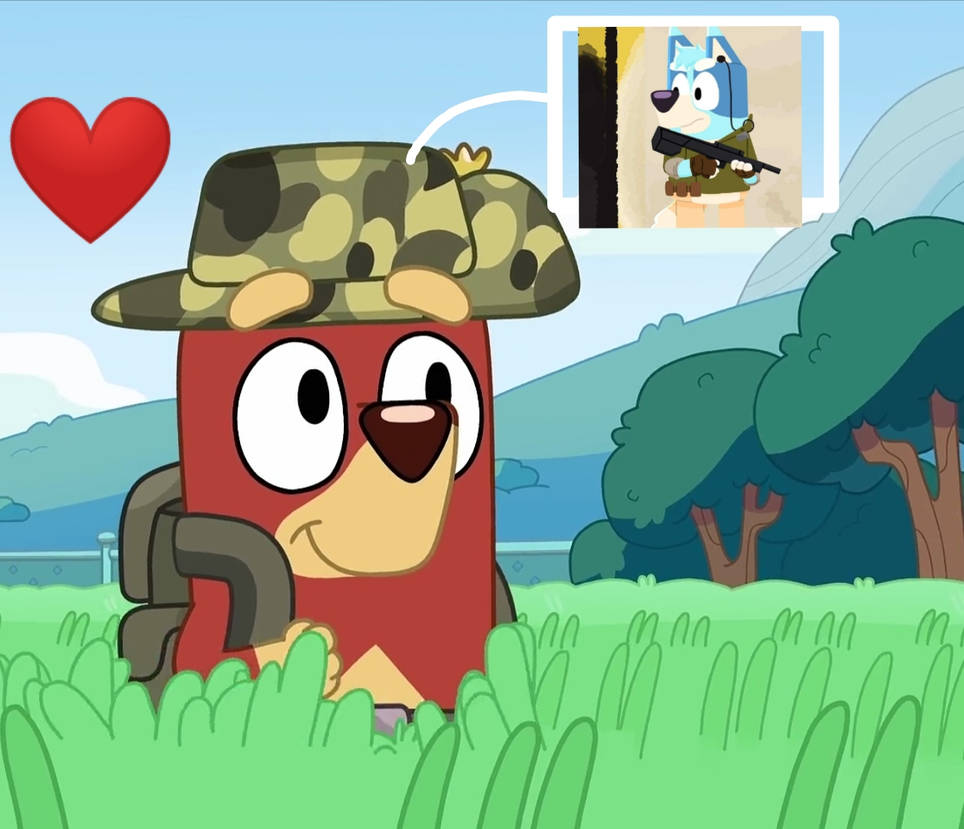 rusty love bluey military by Peter192 on DeviantArt