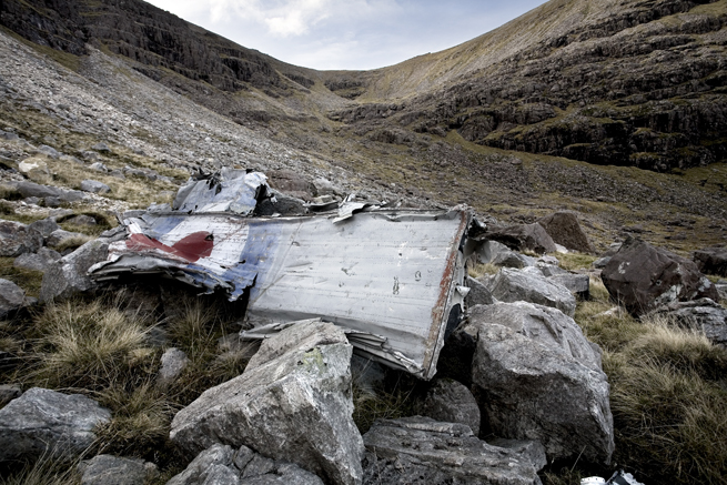 Lancaster wreckage