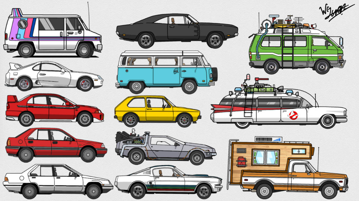 My Vehicle Drawings 1/3 by WCJuan on DeviantArt