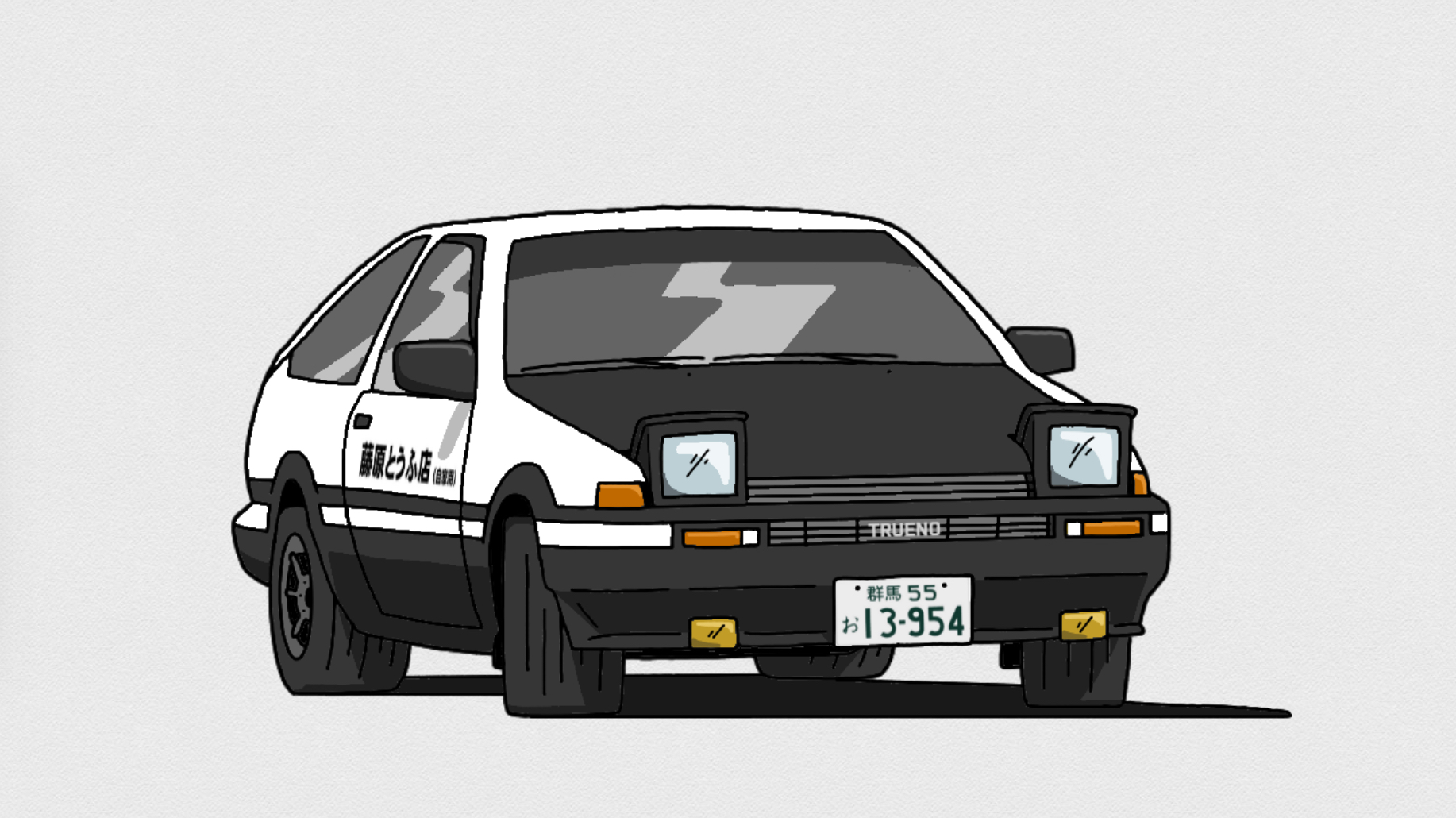 ArtStation - INITIAL D - TAKUMI AE86