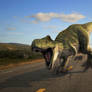 T-rex running