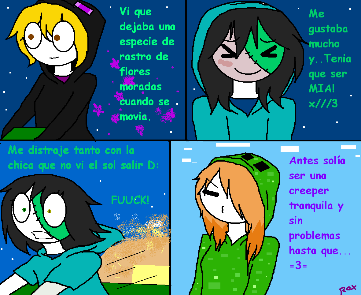 Minecraft Love Comic Parte 2