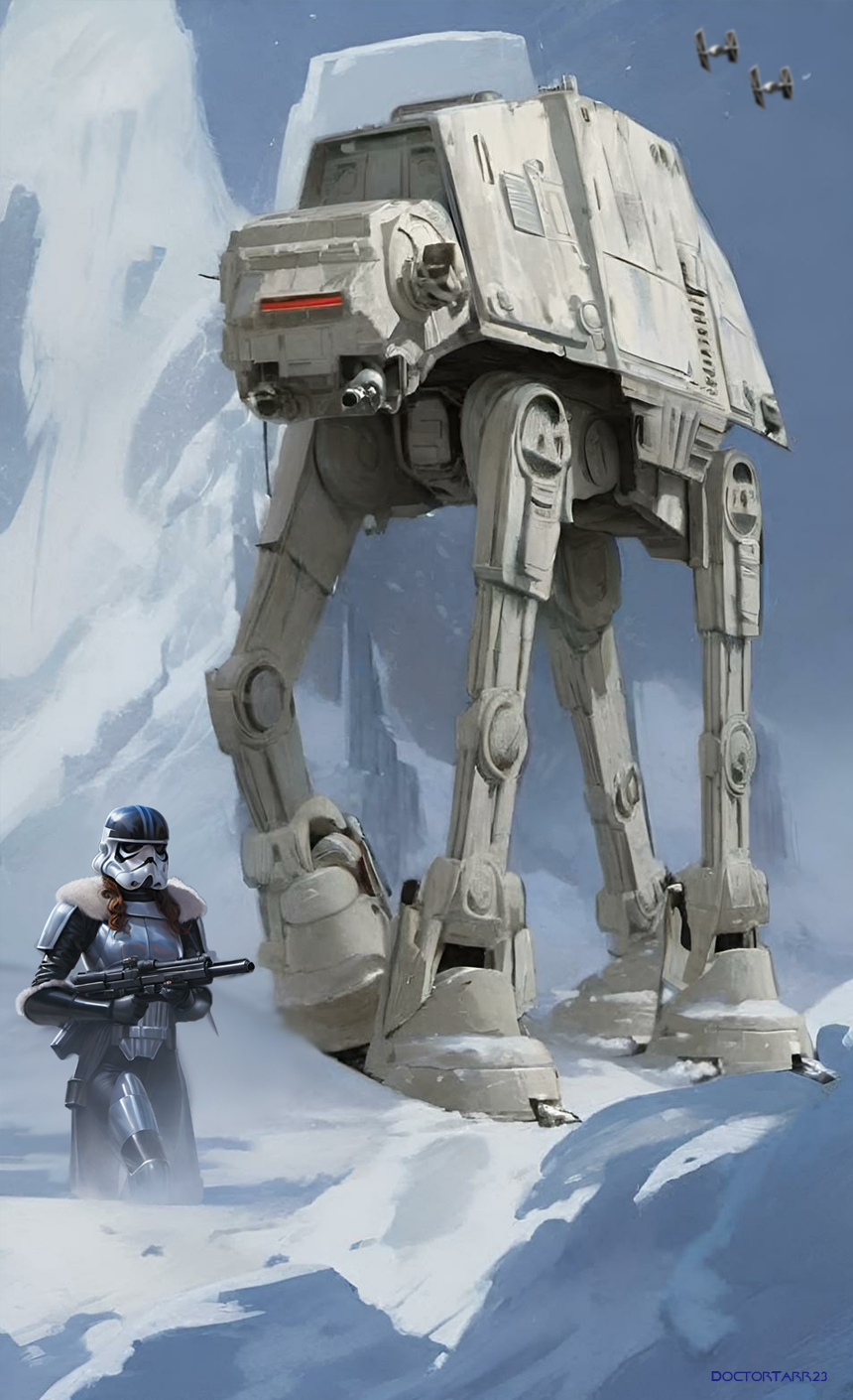 stormtroopers movement to contact planet akiva by... AT AT Support Unit Planet Hoth by DoctorTarr23 on DeviantArt