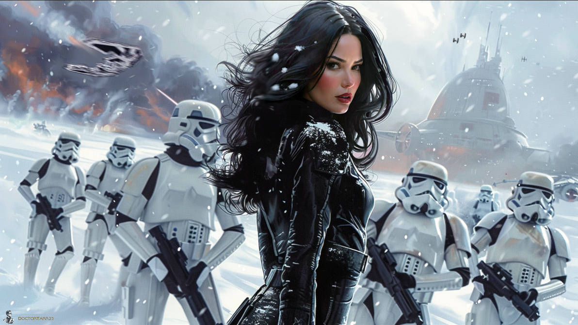 stormtroopers movement to contact planet akiva by... Olivia Munn Imperial Agent Planet Hoth by DoctorTarr23 on DeviantArt