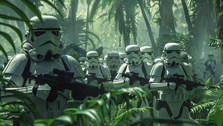 Stormtroopers Movement to Contact Planet Akiva by DoctorTarr23