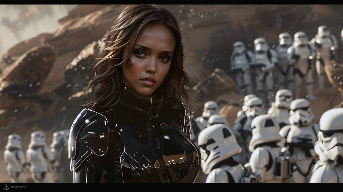 stormtroopers movement to contact planet akiva by... Jessica Alba Imperial Agent Planet Atollon by DoctorTarr23 on DeviantArt