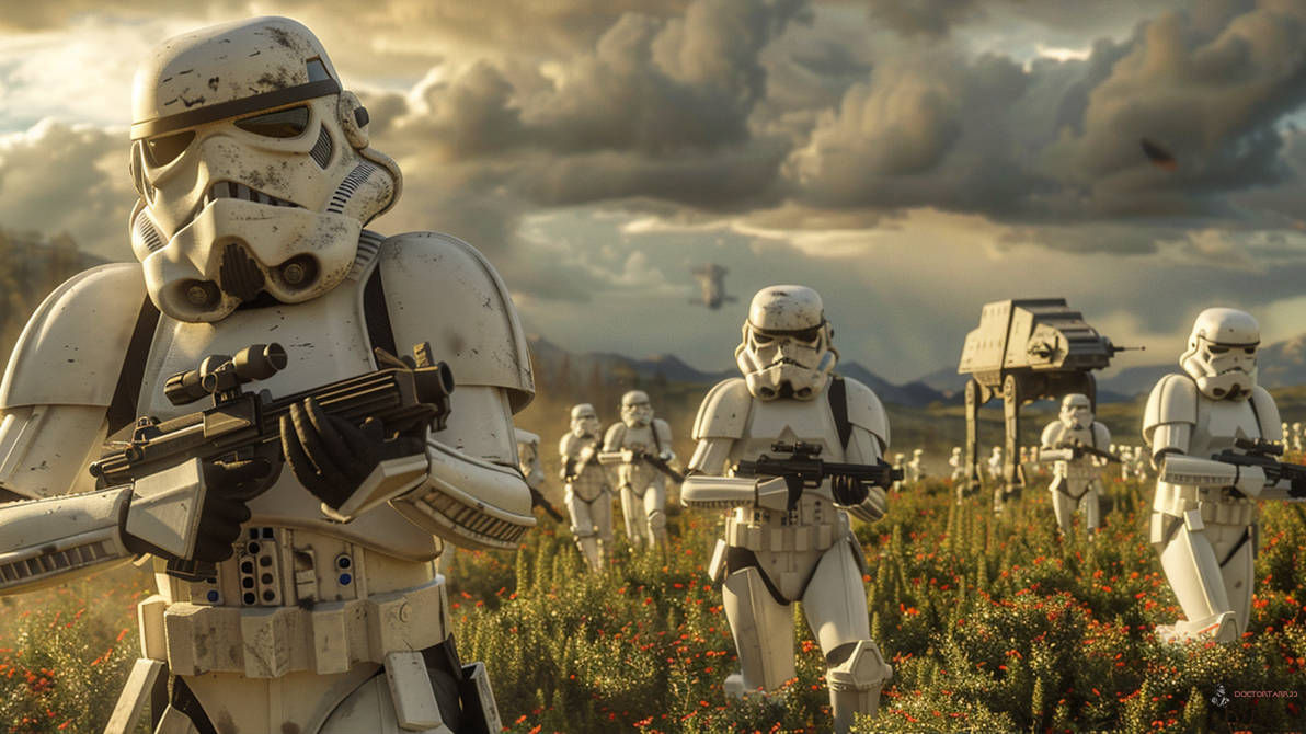 stormtroopers movement to contact planet akiva by... Stormtroopers Walkers Planet Maridun by DoctorTarr23 on DeviantArt