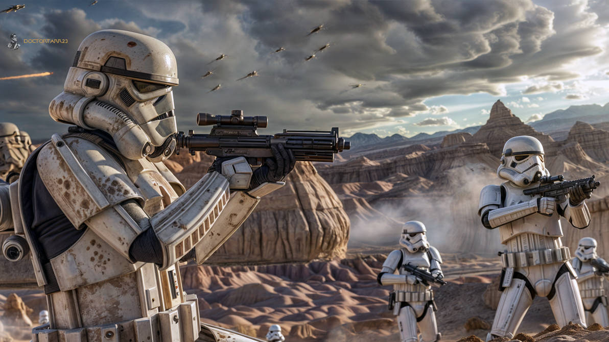 stormtroopers movement to contact planet akiva by... Stormtroopers Bounding Advance 720 by DoctorTarr23 on DeviantArt