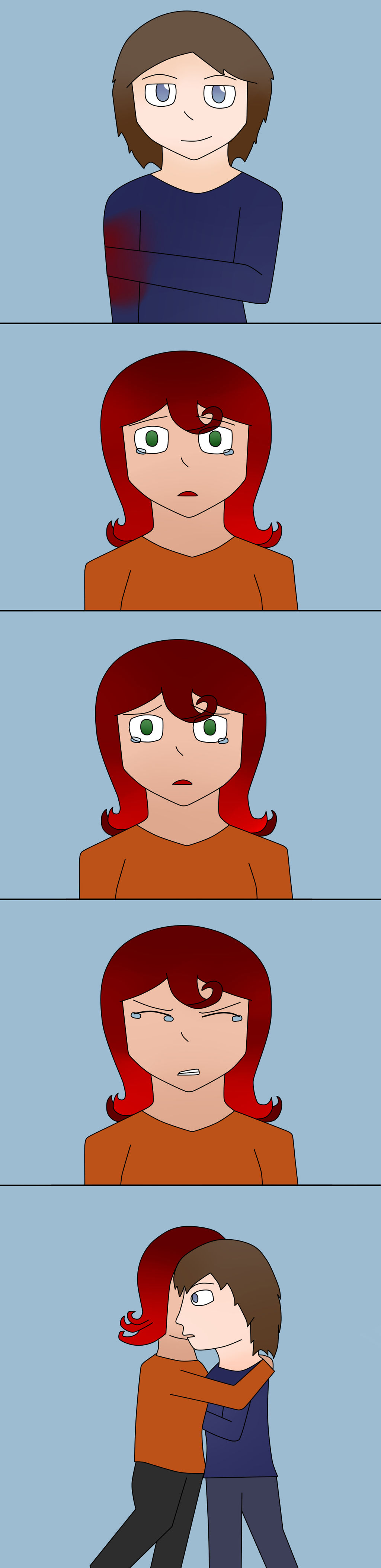 Awkward Hugs Part 1 by ExtraMediaLover on DeviantArt