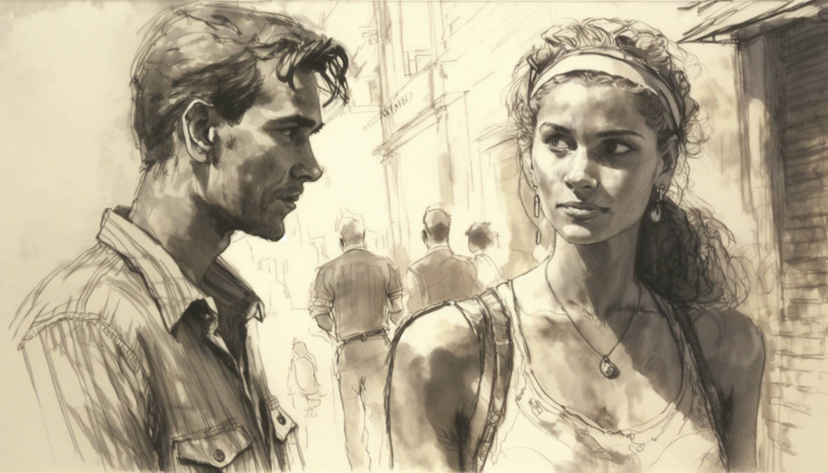 Deviantart Photo Realism Xinwen Photorealism Sketch Busy Street Hurried Ped by HuenMoon on ...