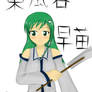 Drawing Touhou in 1 hour : Sanae Kochiya