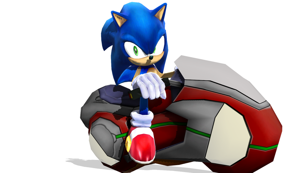 Sonic Rocker Sonic On Red Rock (Bike) by luigifar64 on DeviantArt