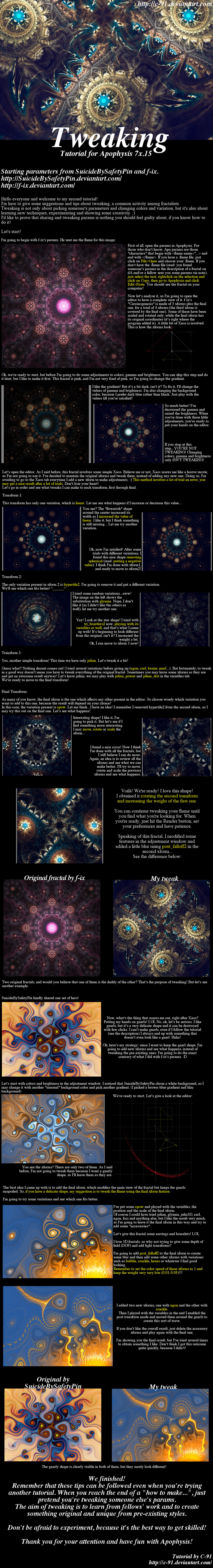 Apophysis Tweaking Guide