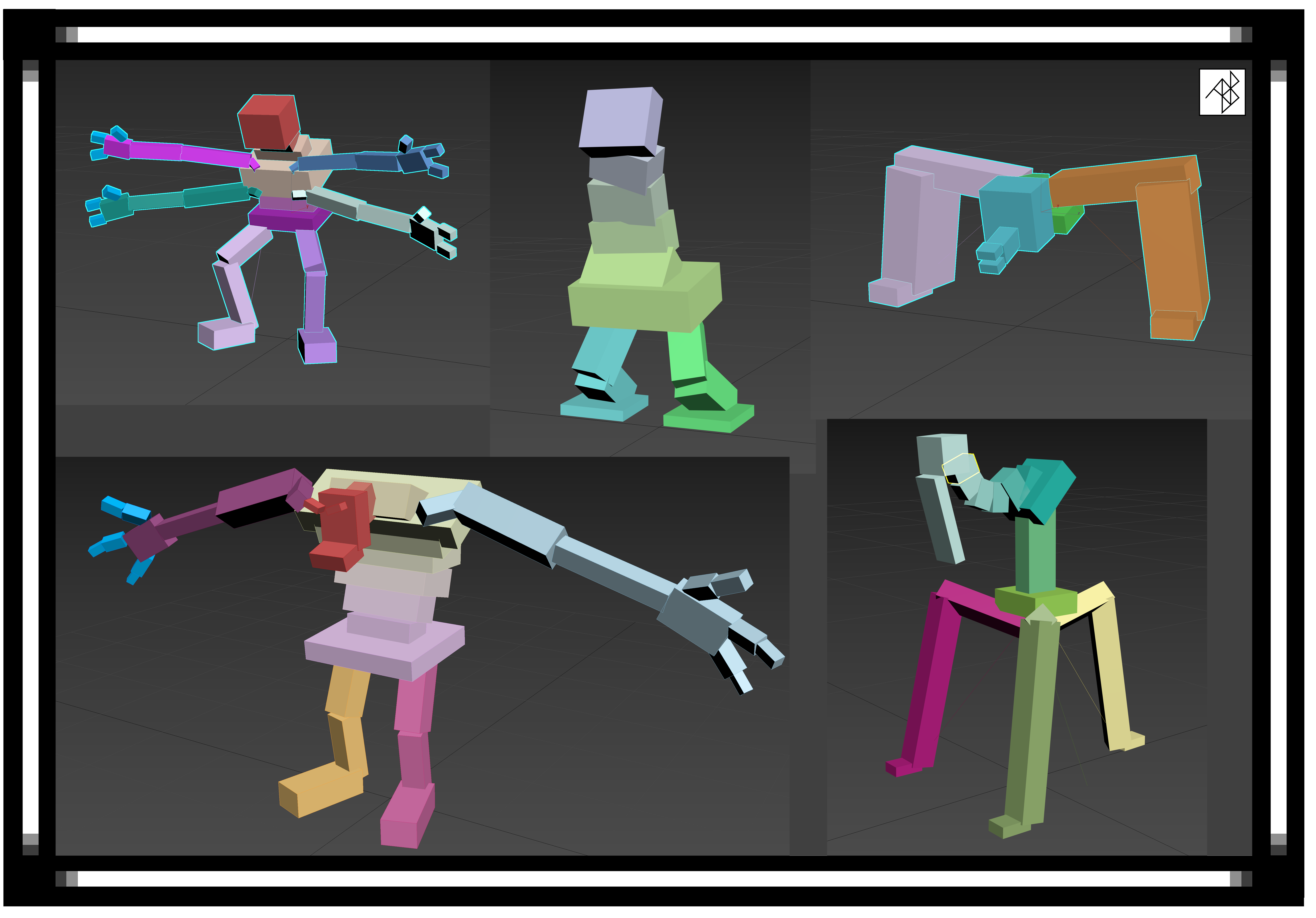 Stepped On - Rig Characters 1to5 by AshliBell-Bowling on DeviantArt