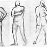 Life Drawing - Male - Standing Poses - 5 Min