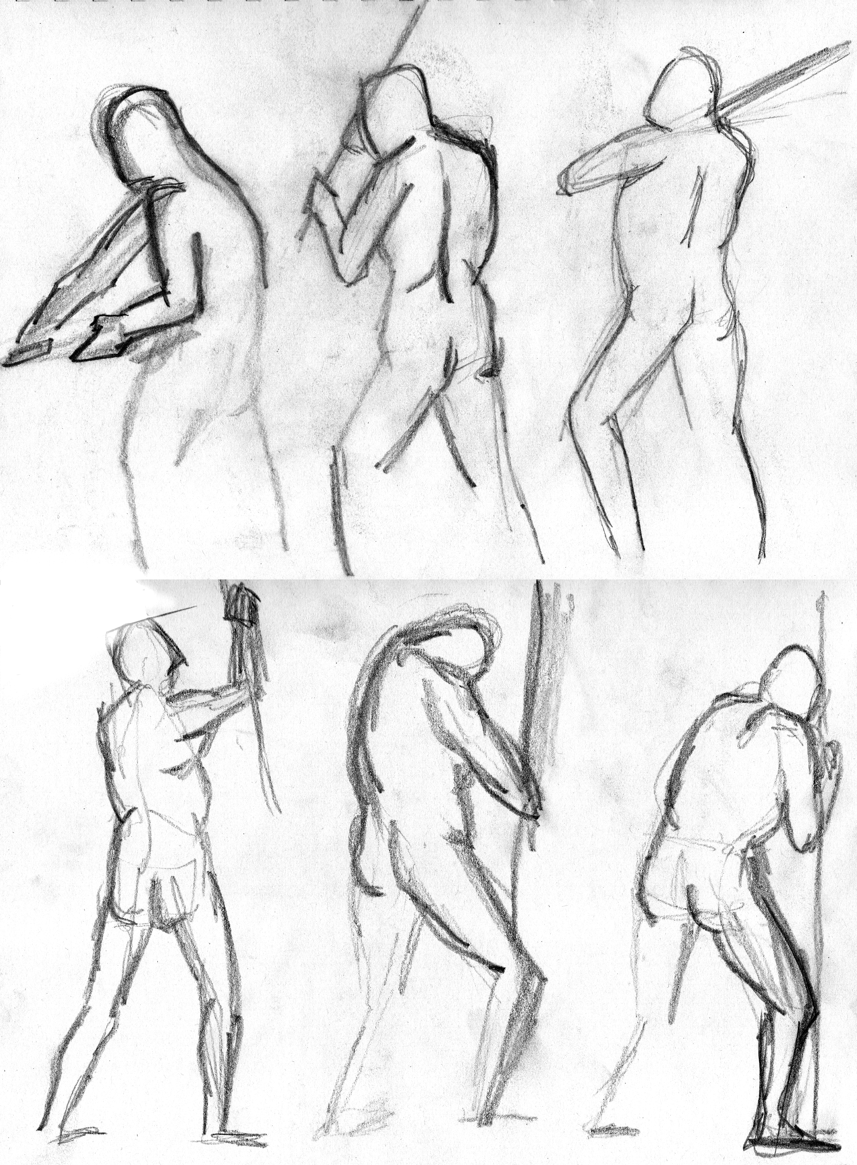 life drawing poses male