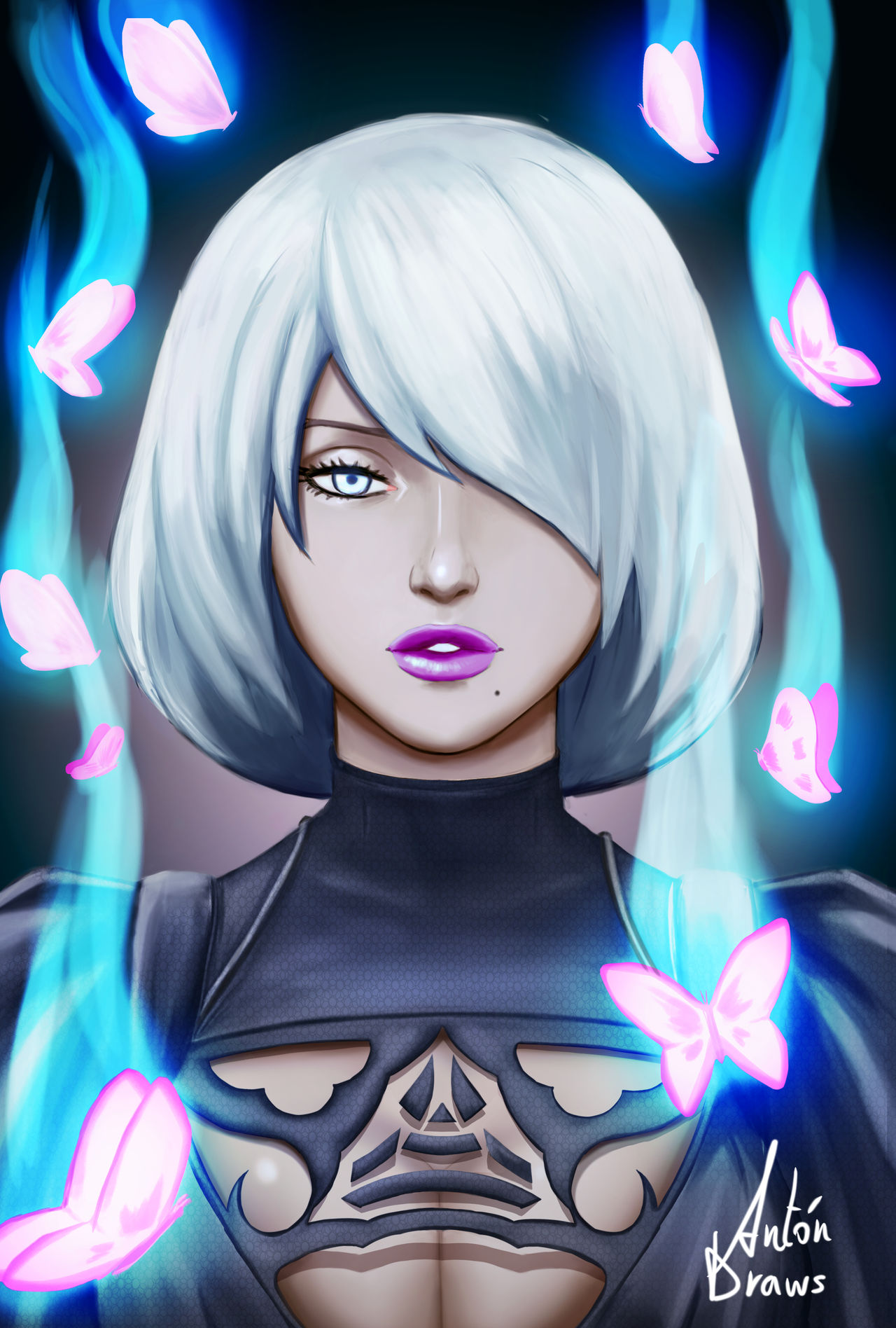 2B - NieR: Automata by Anton-draws on DeviantArt