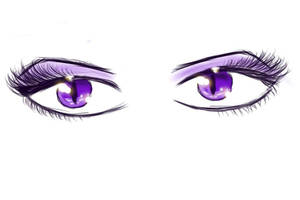 Purple eyes